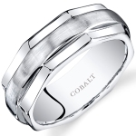 Men's Cobalt Wedding Band Ring